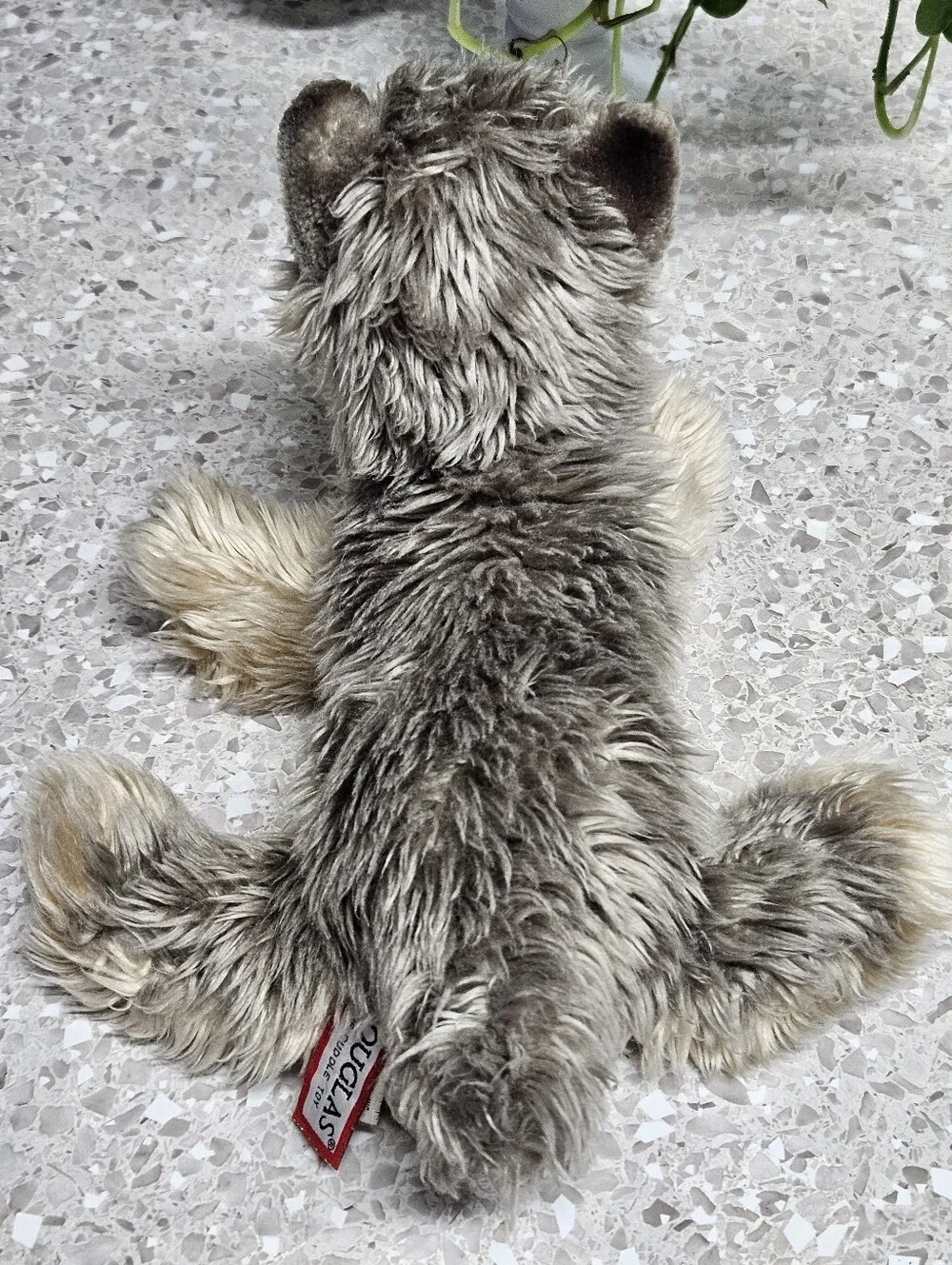 Douglas Shaggy Plush Terrier Dog Stuffed Animal Gray & Tan Realistic 2017